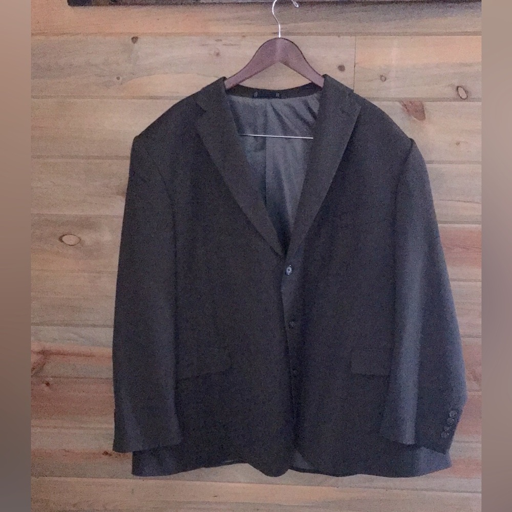 Profilo Uomo grey 3 button suit coat